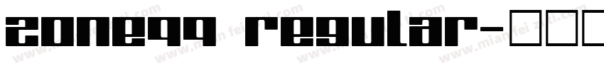 Zone99 Regular字体转换